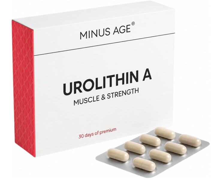 Minus Age Urolithin A 500 mg Muscle & Strength vegan capsules — 30 days premium