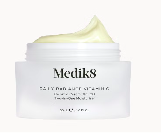 Medik8 Daily Radiance Vitamin C C-Tetra Cream SPF 30 50ml jar