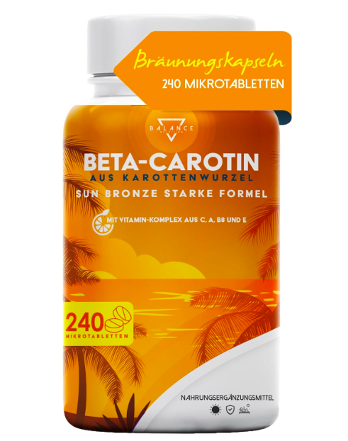 Balance Nutrition Beta Carotene — 240 tablets, 8-month supply