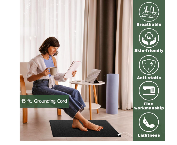 NIULAFR grounding mat with 15 ft grounding cord