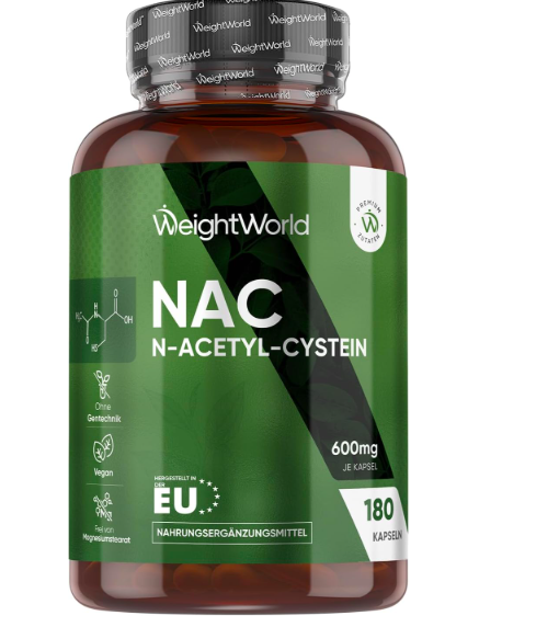 WeightWorld NAC N-Acetyl Cysteine 600 mg bottle