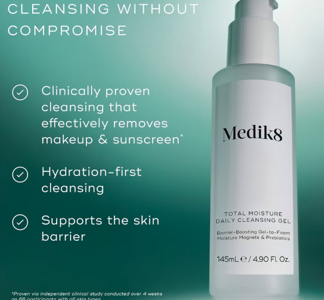 Medik8 Total Moisture Daily Cleansing Gel 145ml