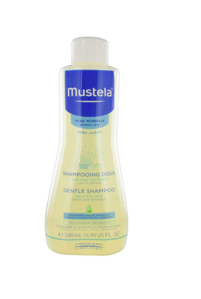 Mustela Gentle Shampoo 500ml bottle for normal skin